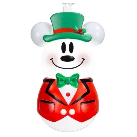Disney Mickey Minnie Mouse Snowman String Lights NEW 8 Count 7 ft Christmas - Picture 3 of 5